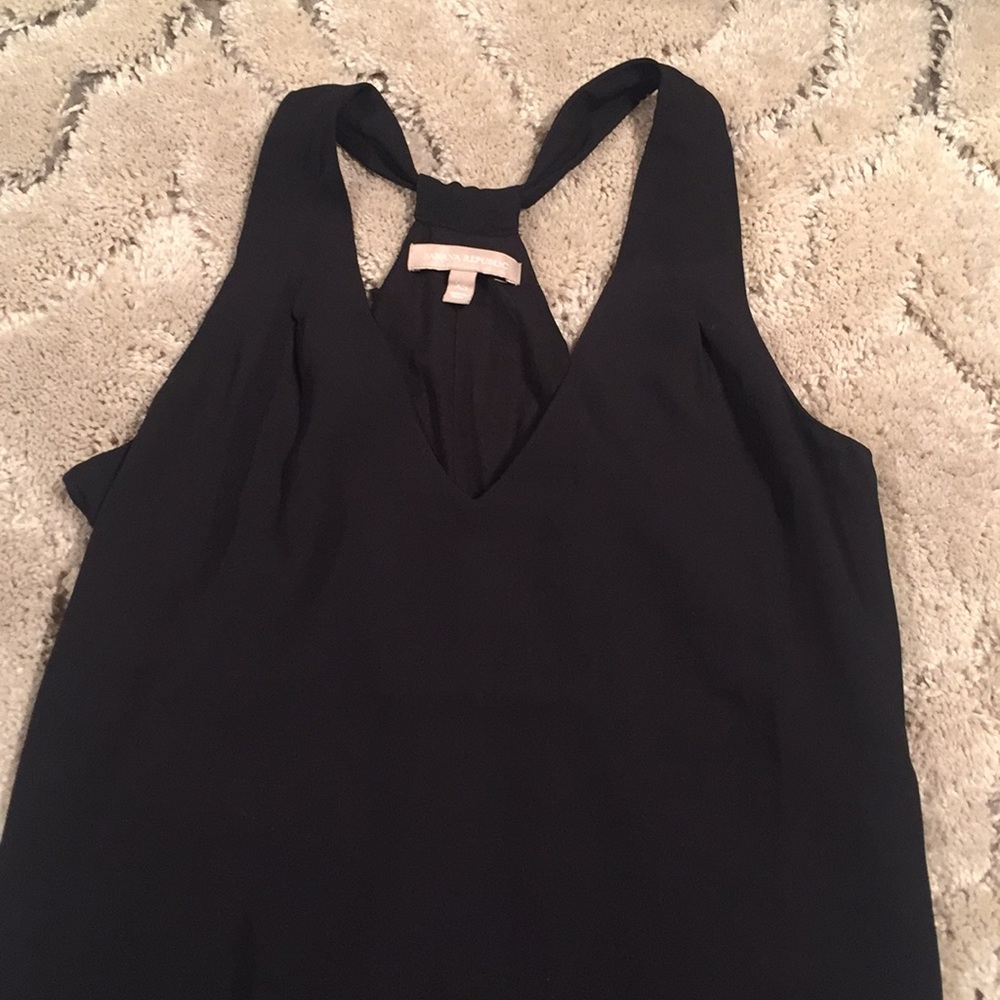 Banana Republic Black Racerback Tank